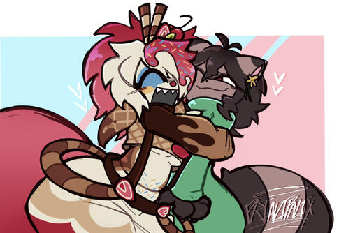NINE + TUNA MAKI! (OC BELONGS TO @z_zmag8 ON TWITTER)